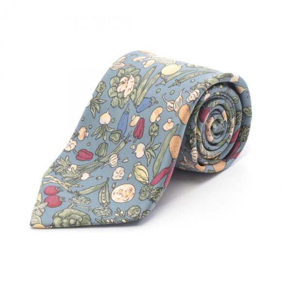 Hermès HERMES Men's Silk Tie Blue Multicolor 7460HA